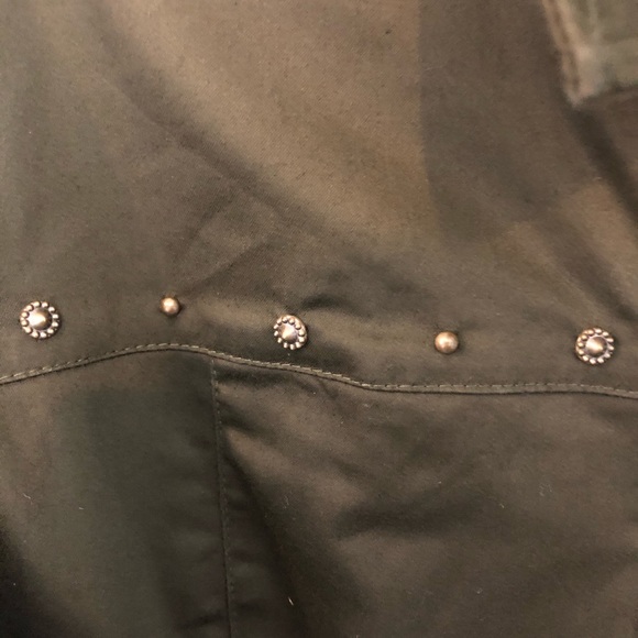 SC Collection Stretch Green Jacket -Size 16 Petite - Picture 6 of 8